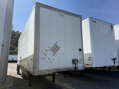 Wabash DuraPlate 28 ft Dry Van Trailer - Swing Door, Spring, Single Axle, Fixed Axle