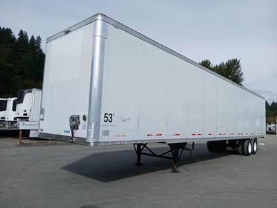 Wabash DuraPlate 53 ft Dry Van Trailer - Swing Door, Spring, Sliding Axle