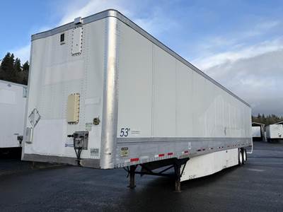 Wabash DuraPlate HD 53 ft Dry Van Trailer - Swing Door, Spring, Sliding Axle
