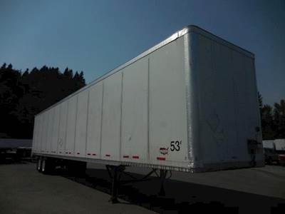 Wabash 53 ft Dry Van Trailer - Swing Door, Air Ride, Sliding Axle