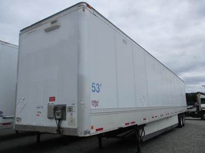 Wabash 53 ft Dry Van Trailer - Roll up Door, Spring, Sliding Axle