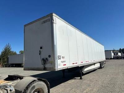 2008 Wabash 53 ft Dry Van Trailer - Swing Door, Spring, Sliding Axle
