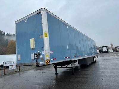 Wabash 53 ft Dry Van Trailer - Swing Door, Air Ride, Sliding Axle