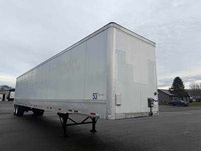 Wabash 53 ft Dry Van Trailer - Swing Door, Spring, Sliding Axle