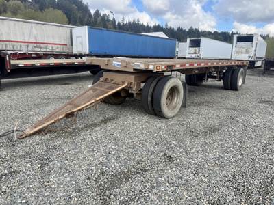 Comet 24x96 Steel Flatbed Trailer - Spring, Fixed Axle