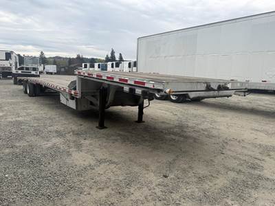 East 53x102 Aluminum Flatbed Trailer - Air Ride, Sliding Spread Axle