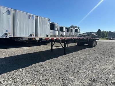 Fontaine 48x102 Steel Flatbed Trailer - Air Ride, Sliding Axle