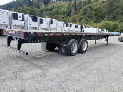 Great Dane 48x102 Steel Flatbed Trailer - Spring, Sliding Axle