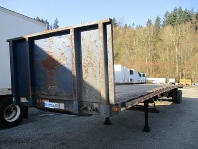 Great Dane 53x102 Combination Flatbed Trailer - Spring, Sliding Axle