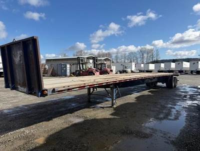 Great Dane 53x102 Combination Flatbed Trailer - Spring, Sliding Axle