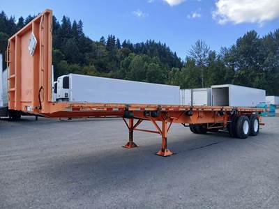 2018 Great Dane 36x102 Steel Flatbed Trailer - Air Ride, Fixed Axle
