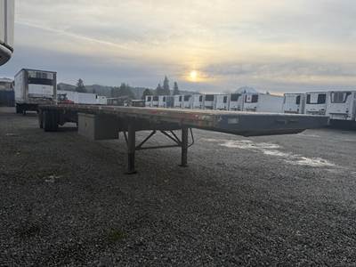 Lode King 48x102 Combination Flatbed Trailer - Air Ride, Sliding Axle