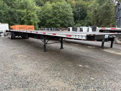 Nu Van 53x102 Combination Flatbed Trailer - Spring, Sliding Axle