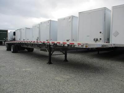Reitnouer 48x102 Aluminum Flatbed Trailer - Air Ride, Sliding Spread Axle