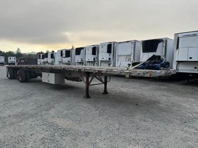 Reitnouer MaxMiser 48x102 Aluminum Flatbed Trailer - Air Ride, Sliding Spread Axle