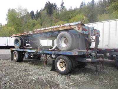 Reliance 24x96 Single Axle Combination Flatbed Trailer - Spring, Spread Axle