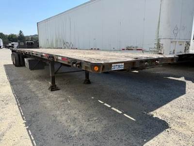 Reliance 40x96 Steel Flatbed Trailer - Spring, Fixed Axle