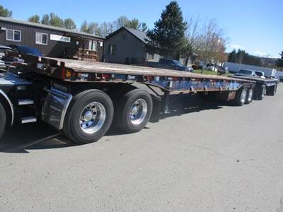 Trailmobile 40'- 20' A train Flatbed set - Spring, Fixed Axle