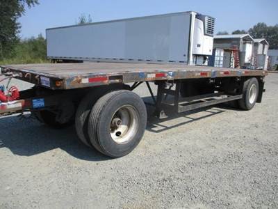 UTILITY 24x96 Combination Flatbed Trailer - Spring