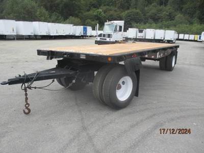 UTILITY 24x96 Steel Flatbed Trailer - Spring, Fixed Axle