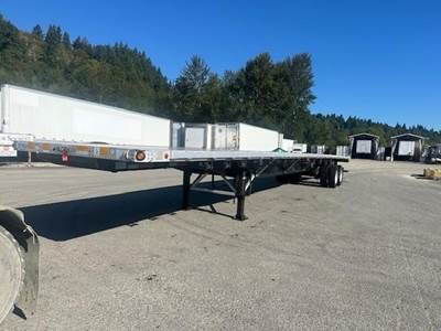 UTILITY 53x102 Combination Flatbed Trailer - Air Ride, Sliding Axle