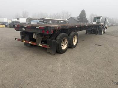 UTILITY 48x102 Steel Flatbed Trailer - Spring, Sliding Axle