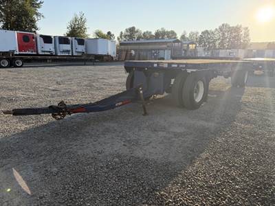 UTILITY 24x96 Steel Flatbed Trailer - Spring, Fixed Axle