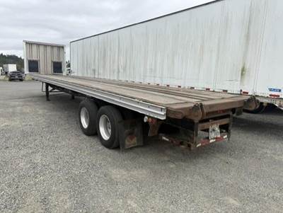 2014 UTILITY 45x102 Steel Flatbed Trailer - Spring, Sliding Axle