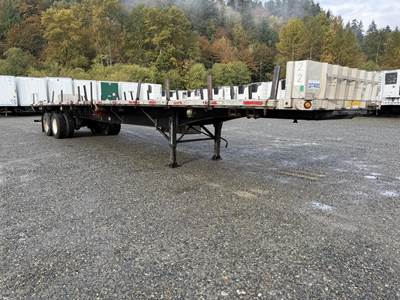 UTILITY 48x102 Combination Flatbed Trailer - Air Ride, Sliding Axle