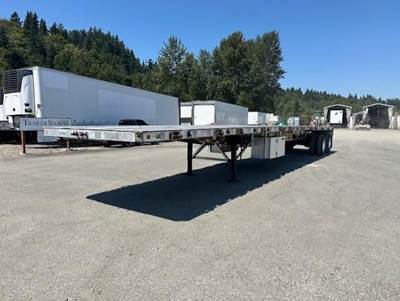 WILSON COMBO CLOSED TANDEM AIR RIDE FLATBED Flatbed Trailer