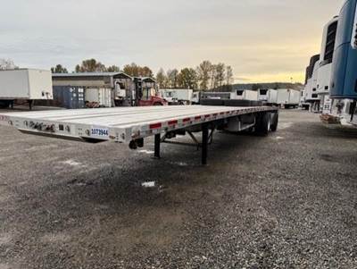 2023 WILSON 48x102 Aluminum Flatbed Trailer - Air Ride, Spread Axle
