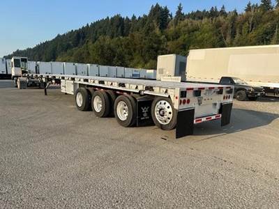 WILSON ROAD BRUTE - AIR RIDE QUAD AXLE FLATBED Flatbed Trailer