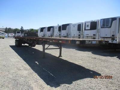 Wabash 48x102 Steel Flatbed Trailer - Spring, Sliding Axle