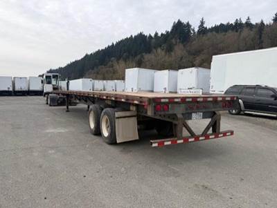 Wabash 48x102 Steel Flatbed Trailer - Spring, Sliding Axle