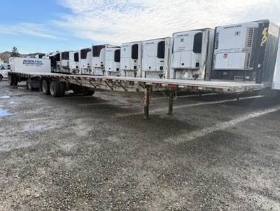 Western Combination Flatbed Trailer - Air Ride, Fixed Axle