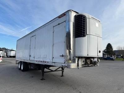 Great Dane 36 ft Reefer Trailer - Fixed Axle, Roll up Door, Carrier