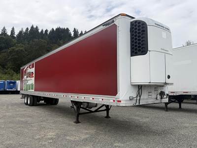 2006 Great Dane 53 ft Reefer Trailer - Sliding Axle, Roll up Door, Thermo King