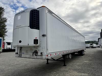 2006 Great Dane 53 ft Reefer Trailer - Sliding Axle, Roll up Door, Thermo King