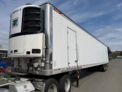 2017 Great Dane Everest 53 ft Reefer Trailer - Sliding Axle, Roll up Door, Liftgate, Thermo King, Multi-Temp