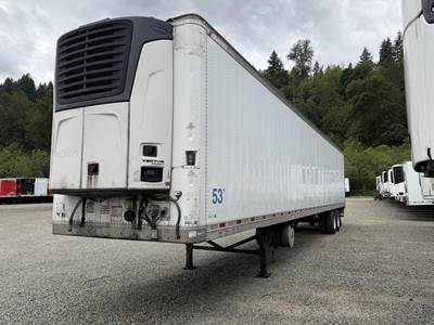 2017 Great Dane Everest 53 ft Reefer Trailer - Sliding Axle, Roll up Door, Carrier, Multi-Temp