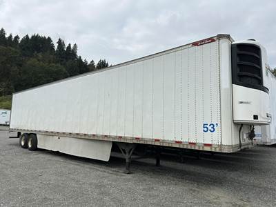 2017 Great Dane Everest 53 ft Reefer Trailer - Sliding Axle, Roll up Door, Thermo King, Multi-Temp