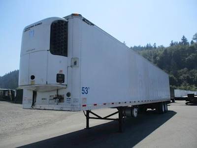 Great Dane 53 ft Reefer Trailer - Sliding Axle, Roll up Door, Thermo King