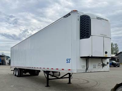 Great Dane 53 ft Reefer Trailer - Sliding Axle, Roll up Door, Thermo King