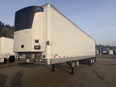Hyundai 45 ft Reefer Trailer - Sliding Axle, Roll up Door, Liftgate, Carrier