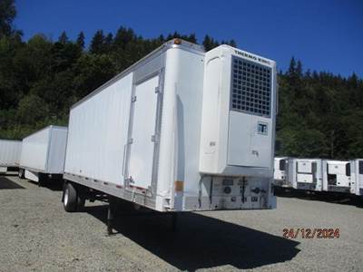 Trailmobile 28 ft Reefer Trailer - Single Axle, Fixed Axle, Roll up Door, Thermo King