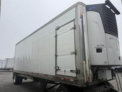 UTILITY 3000R 28 ft Reefer Trailer - Single Axle, Fixed Axle, Roll up Door, Carrier, Multi-Temp