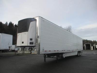 Wabash 53 ft Reefer Trailer - Sliding Axle, Swing Door, Carrier