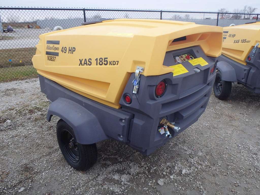 2014 ATLAS COPCO XAS 185 KD7 Air Compressor For Sale,
