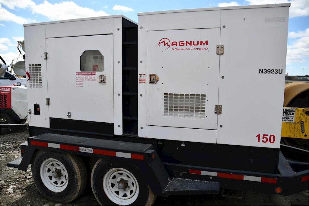 2015 Magnum MMG150D Generator For Sale, 4,977 Hours Morris, IL