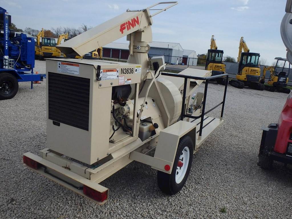 2014 FINN B70T Trailer Mounted Straw Blower For Sale, 51 Hours Morris